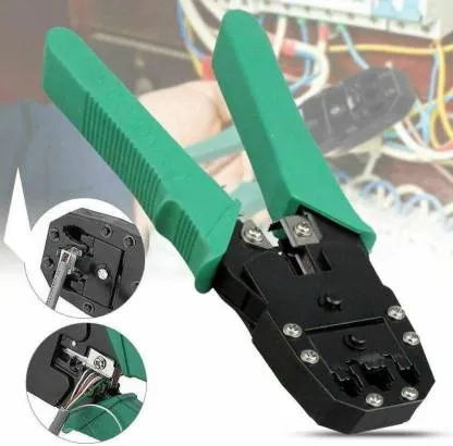 3-in-1 Modular Crimping Tool, LAN with Cable Cutter