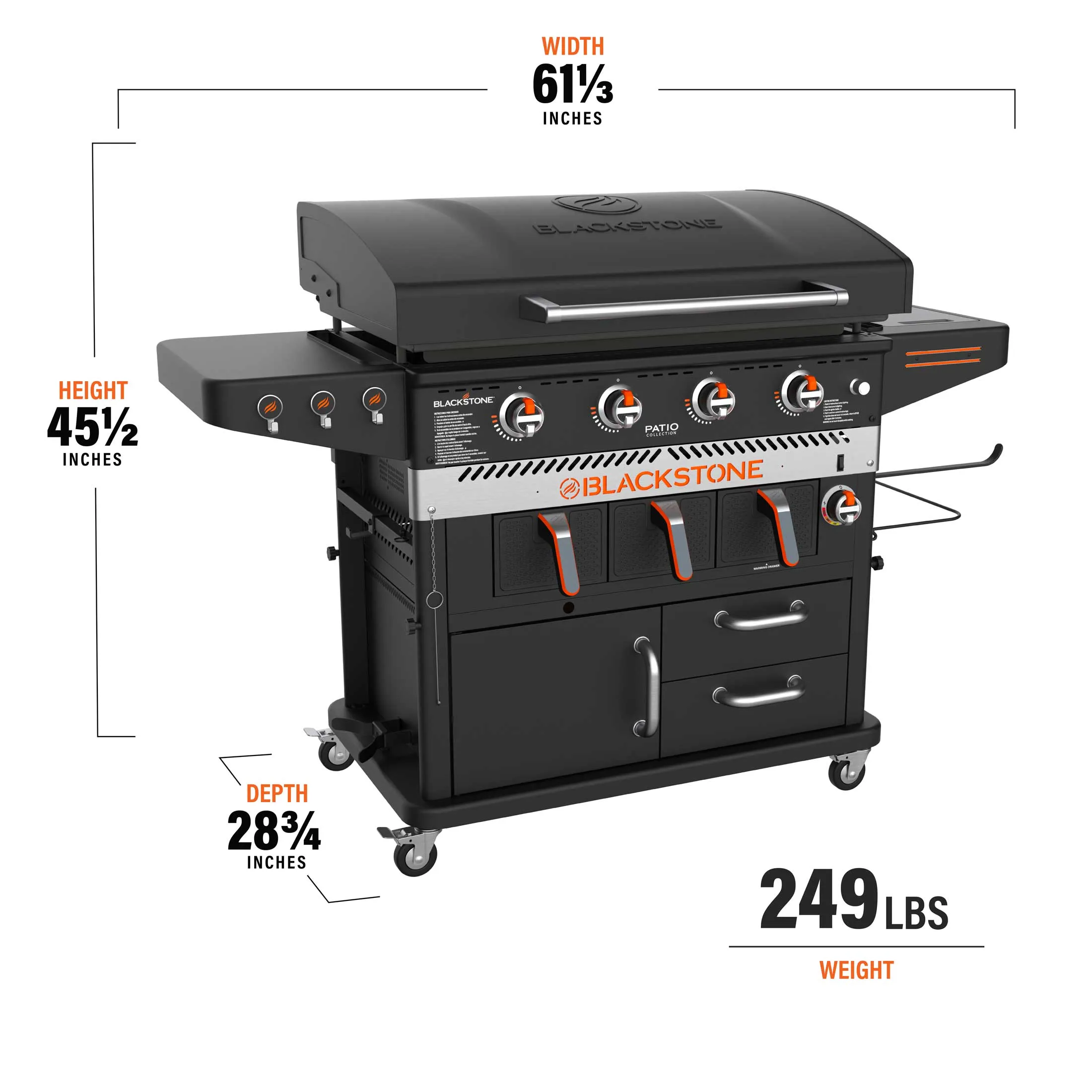 36" Griddle Airfryer Combo Bundle