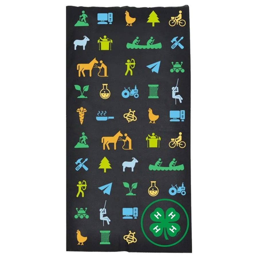 4-H Icon Convertible Head & Neckwear Buff