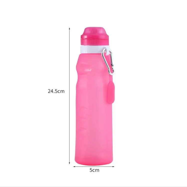 600ml Collapsible Silicone Travel Cup for Camping and Cycling