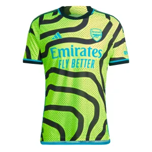 adidas Men's Arsenal 2023/24 Authentic Away Jersey Solar/Black