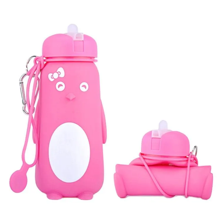 Adorable Collapsible Cartoon Water Bottle for Sports