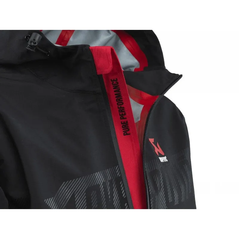 AKRAPOVIC 802067 Rain Jacket Corpo Black Men XS