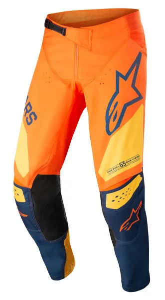 Alpinestars Techstar Factory Orange Dark Blue Warm Yellow Pants