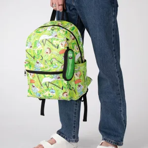 Backpack Rick and Morty, green