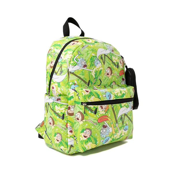 Backpack Rick and Morty, green