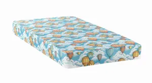 Balloon Mattress With Bunkie - Balloon - 5" Twin Balloon Foam Mattress With Wood Bunkie Blue