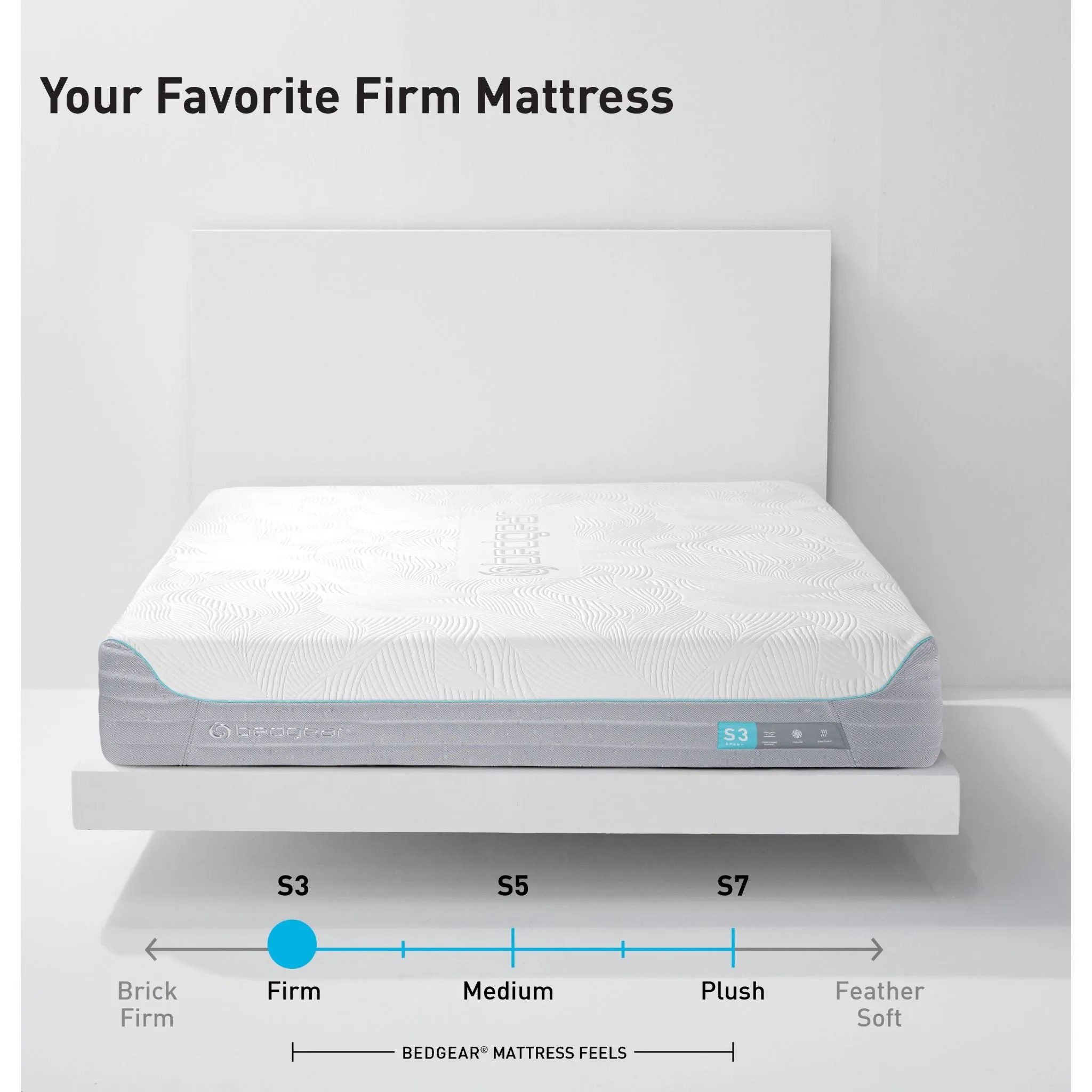 Bedgear S3 10" Firm Performance Mattress