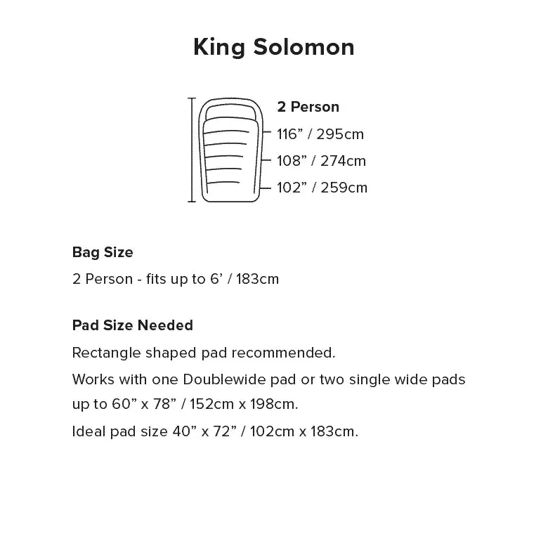 Big Agnes | King Solomon 35°F