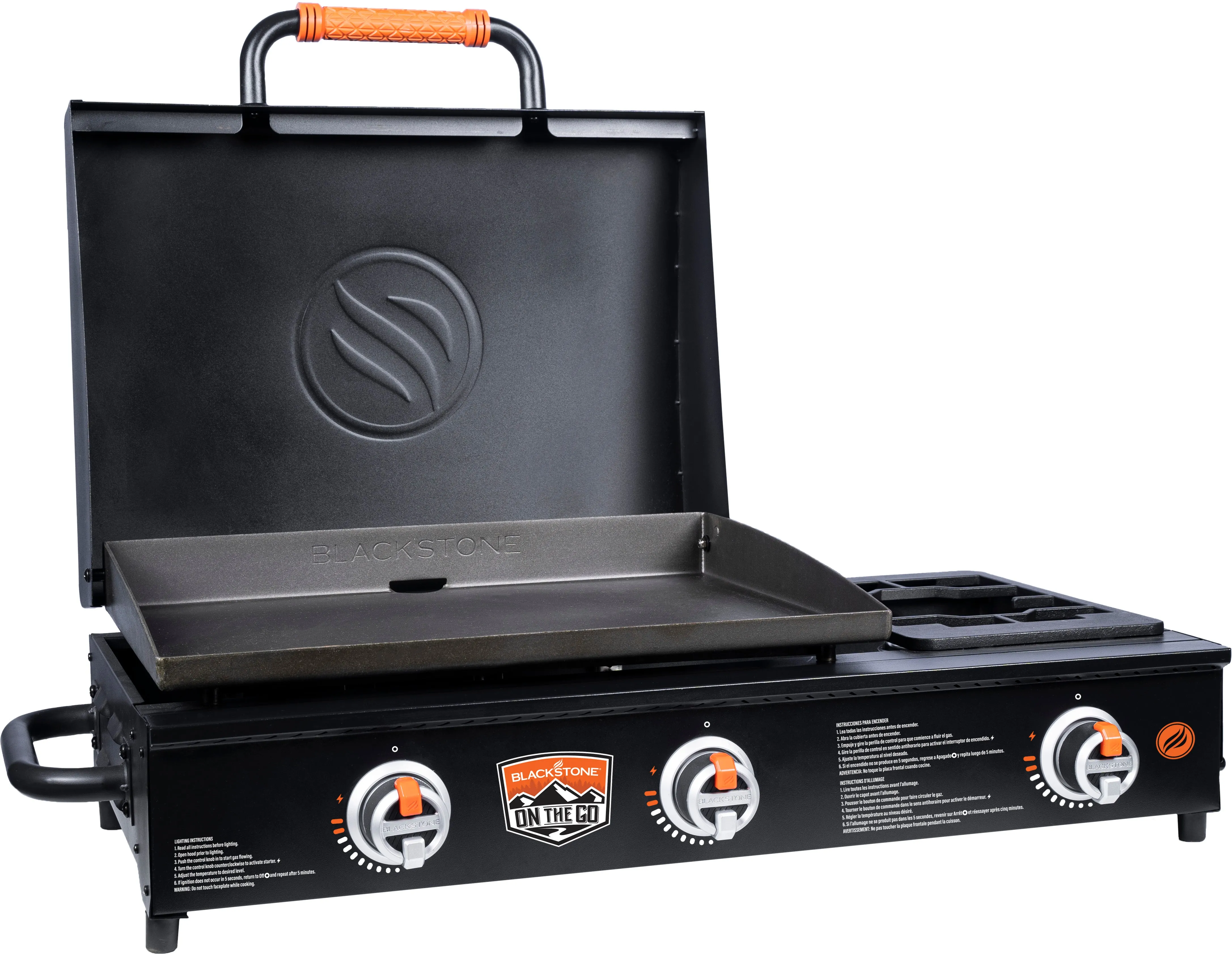 Blackstone - 22" On The Go Table Top Griddle w/Side Burner - 2225