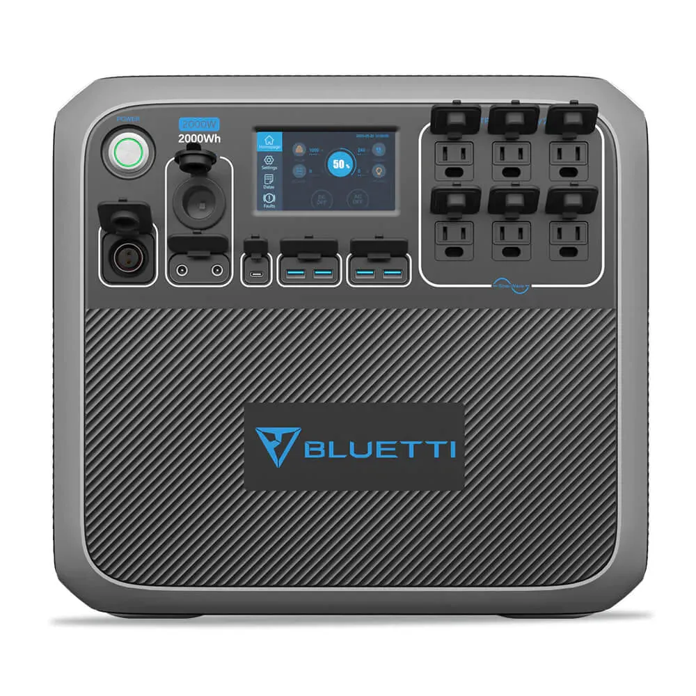 BLUETTI AC200P Portable Power Station   PV420 Solar Panel | 2,000W 2,000Wh