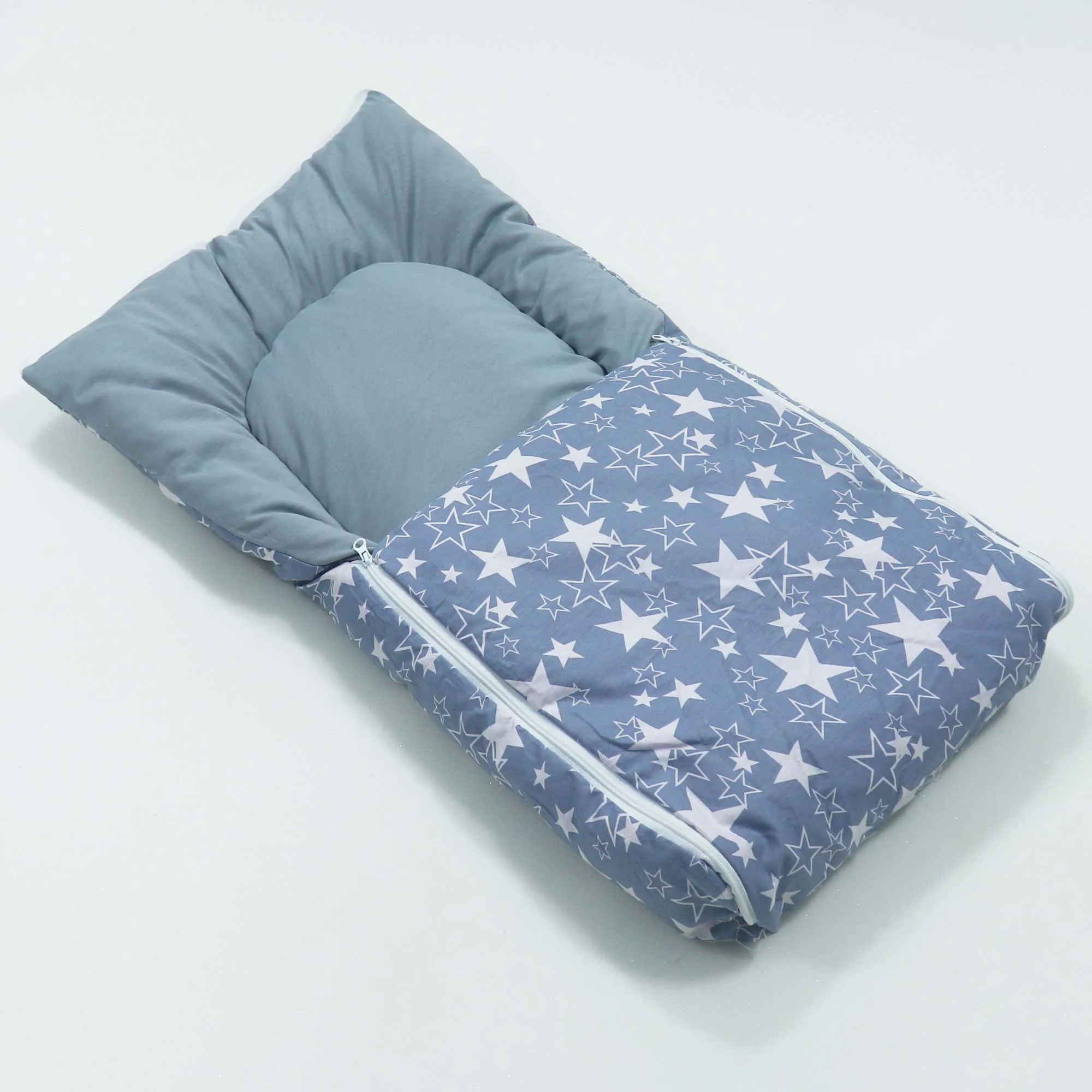 Born Star Grey Baby Sleeping Bag N Carrier