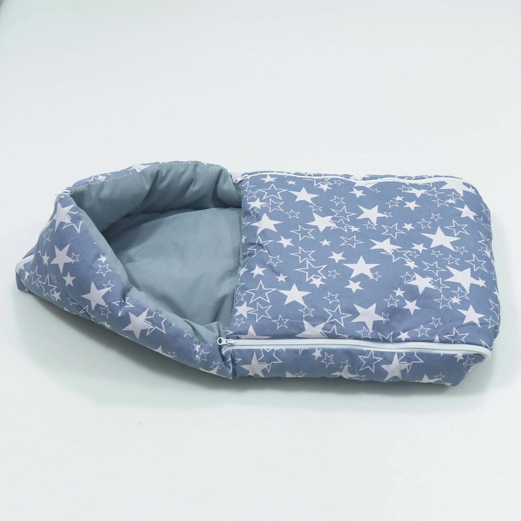 Born Star Grey Baby Sleeping Bag N Carrier