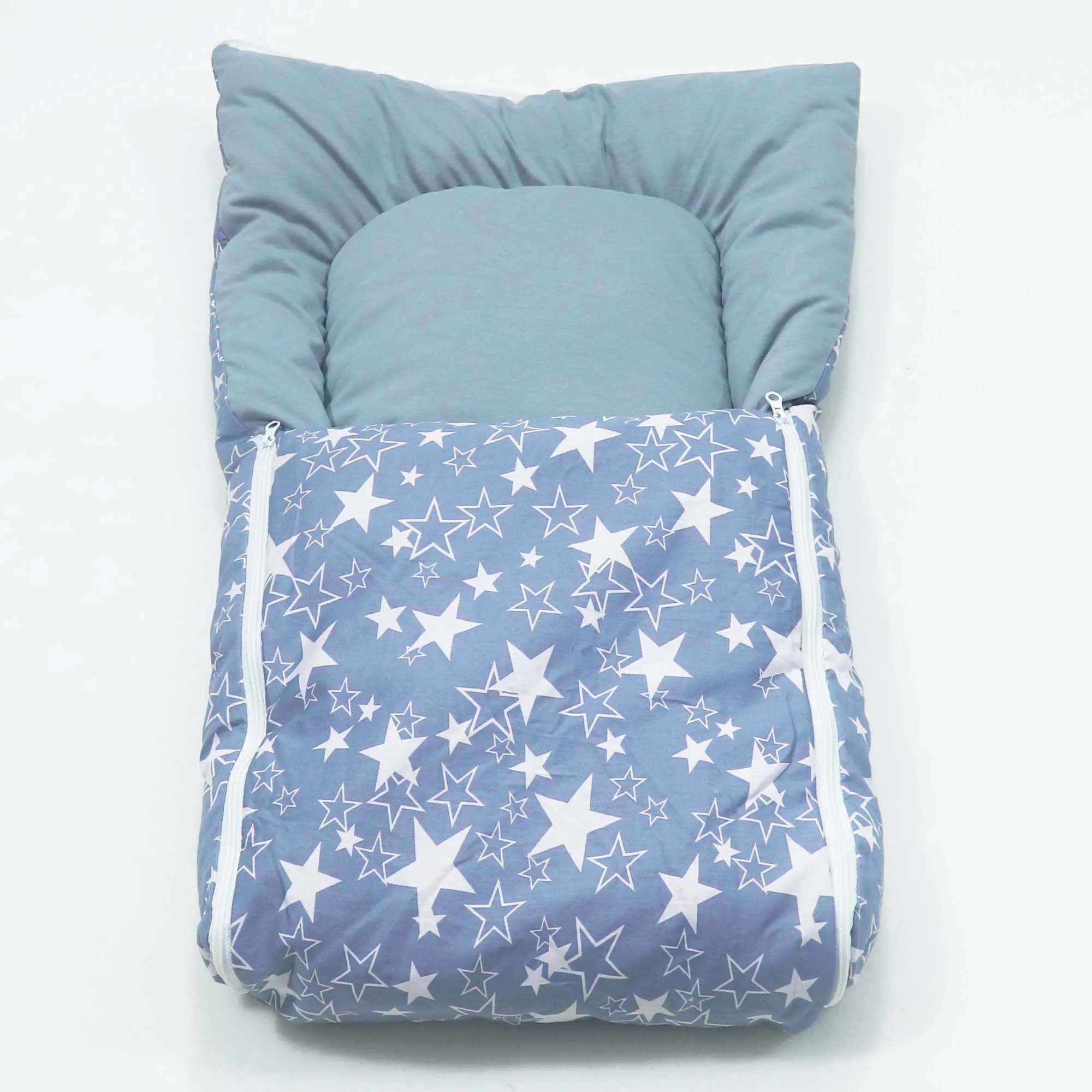 Born Star Grey Baby Sleeping Bag N Carrier