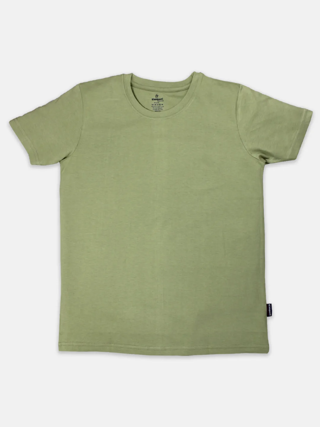 Boys Solid Half Sleeve Round neck Tee