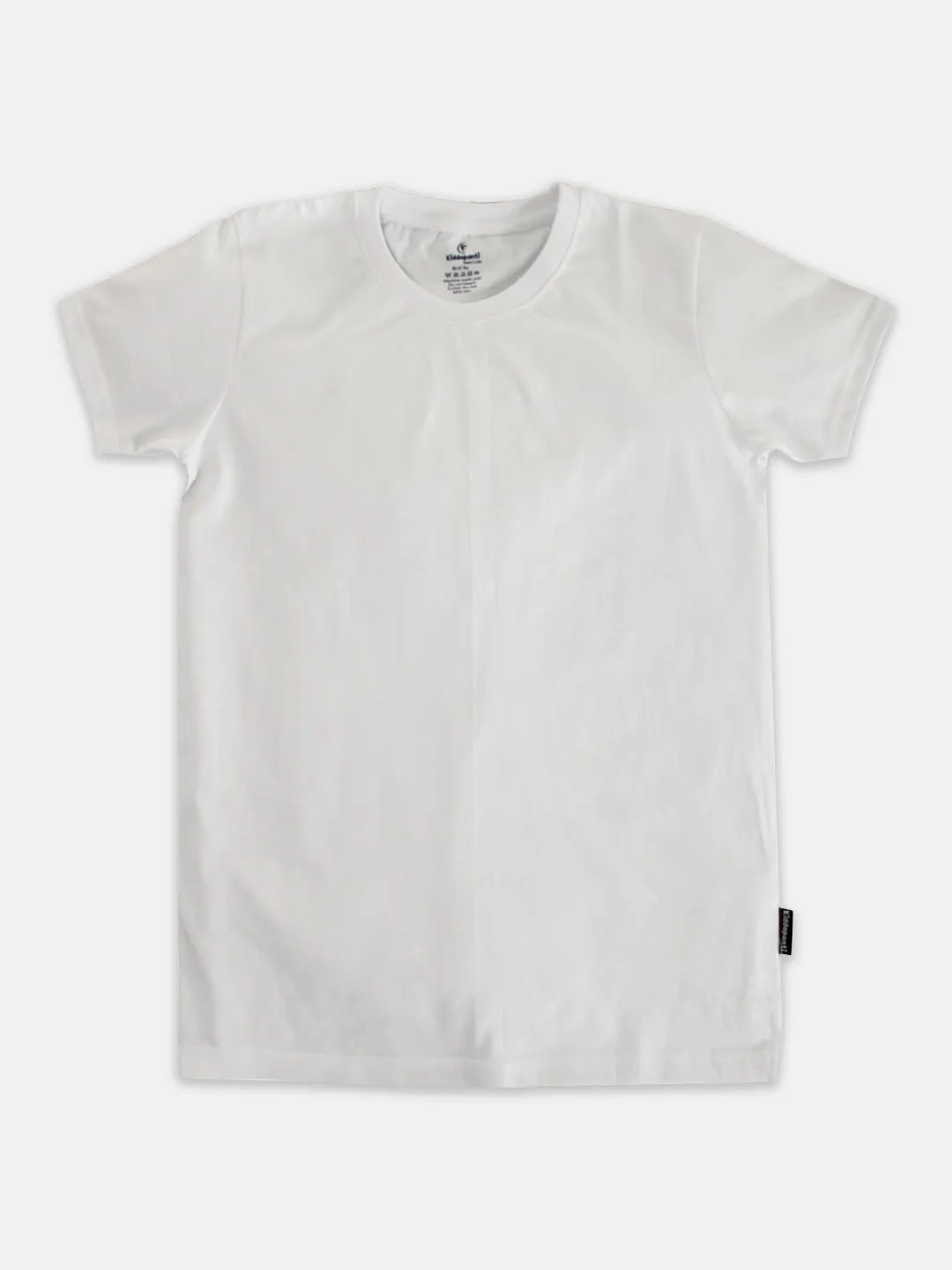 Boys Solid Half Sleeve Round neck Tee