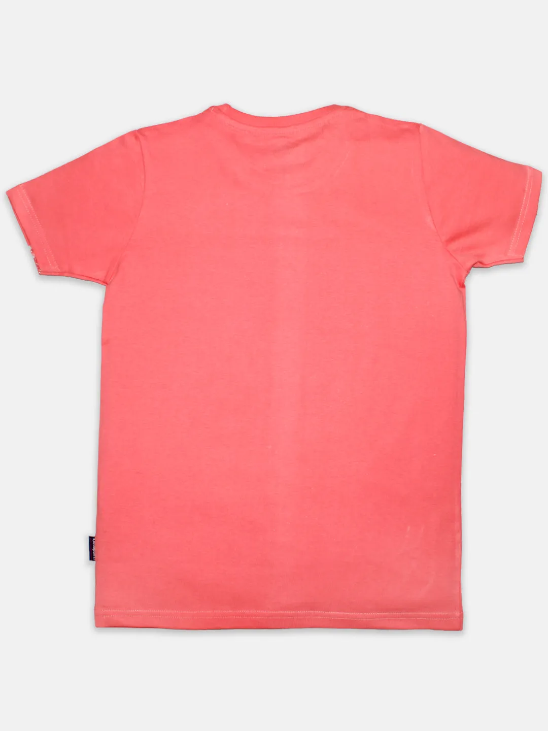 Boys Solid Half Sleeve Round neck Tee