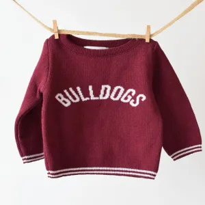 Bulldogs Baby Sweater