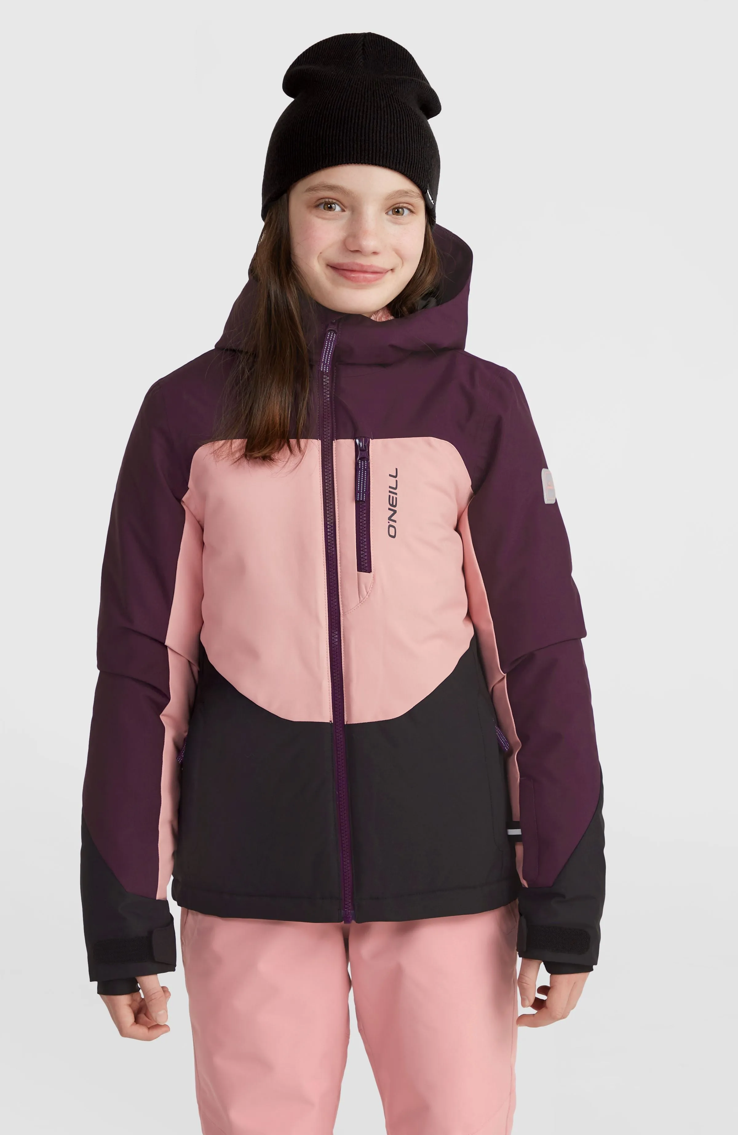 Carbonite Snow Jacket | Aubergine Colour Block