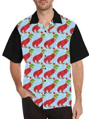 Christmas T-Rex Mens Shirts