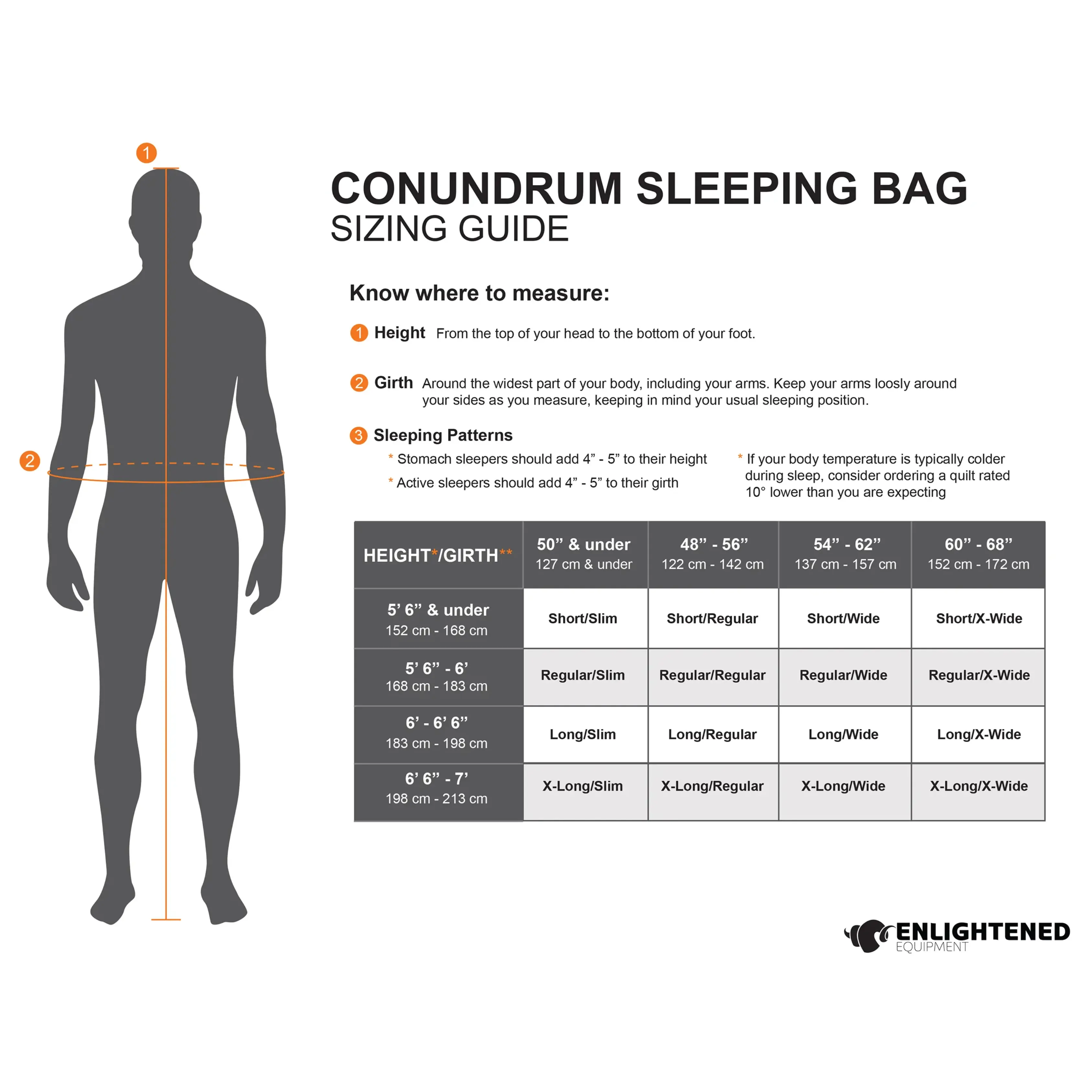 Enlightened Equipment - Conundrum Sleeping Quilt (20F/-6C) 850 Fill