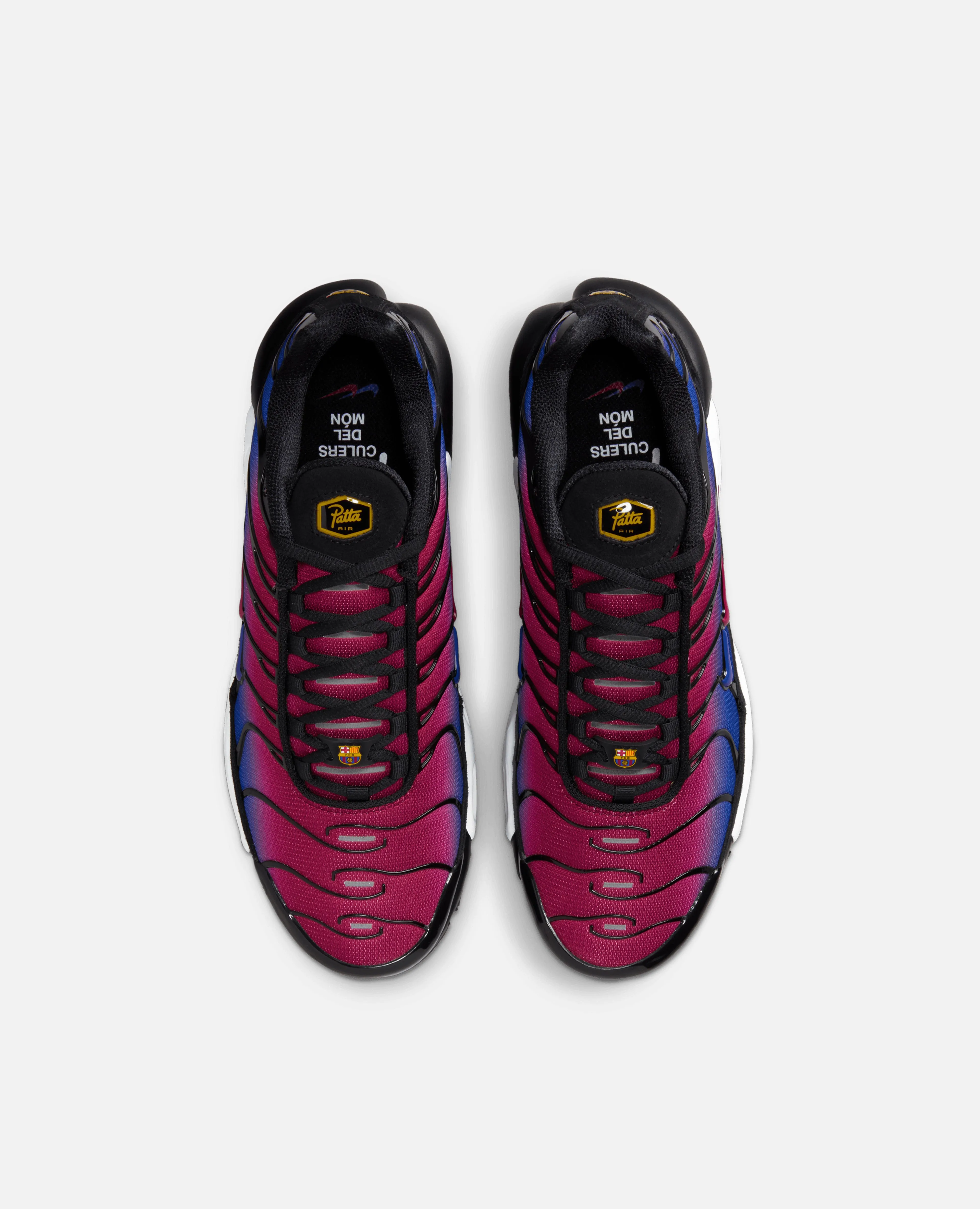 FCB x Patta Culers del Món Nike Air Max Plus (Black/Noble Red-Deep Royal Blue)