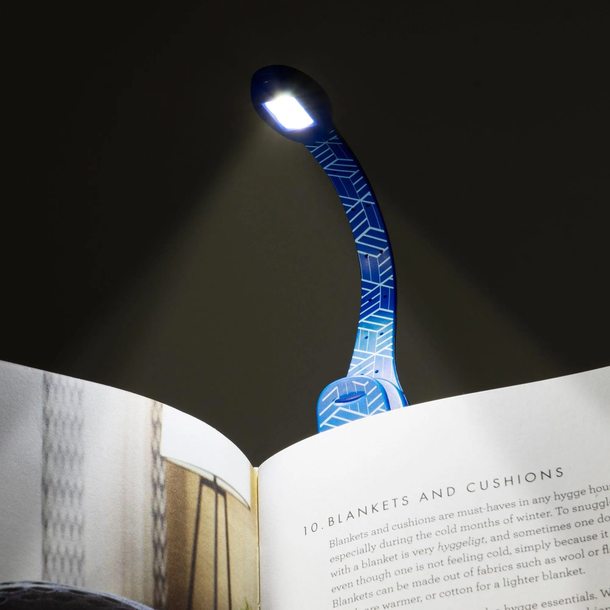 Flexilight Xtra Book Light (Blue Hexagonal)