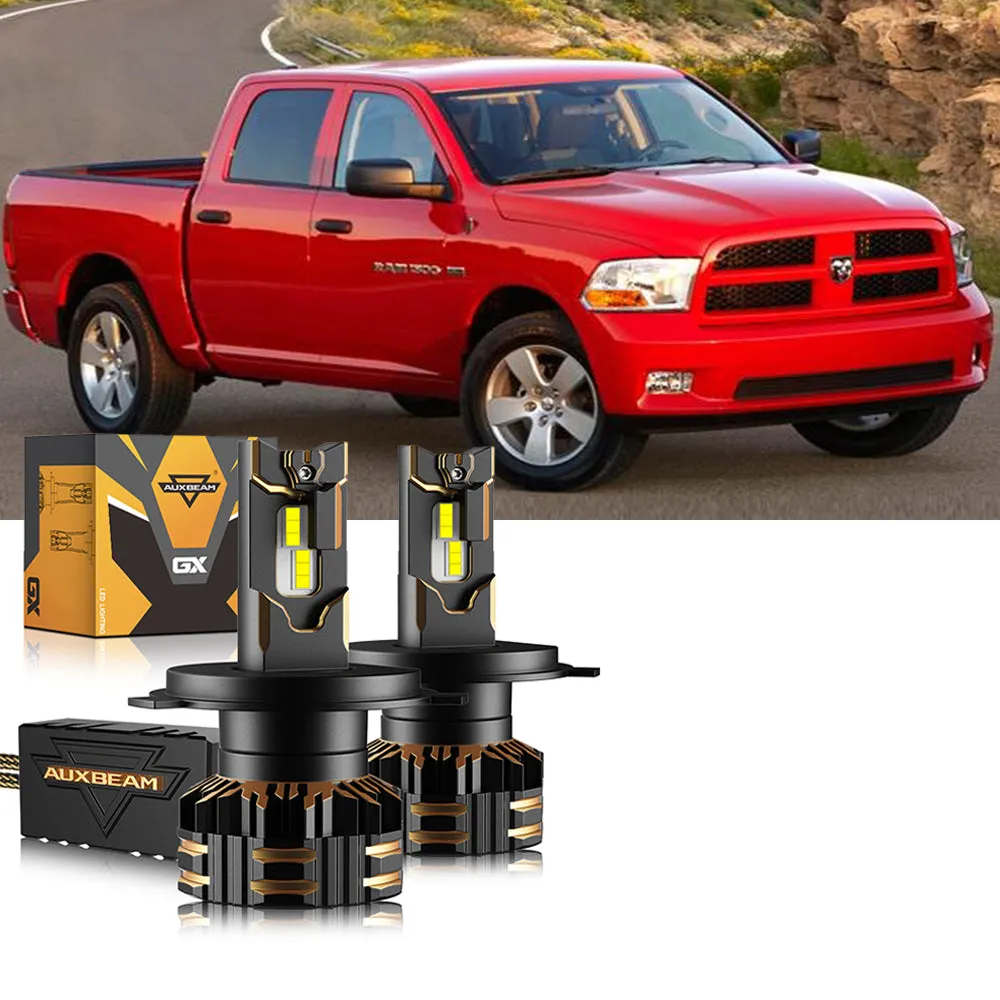 For 2011-2012 Ram 1500 (with 2 headlamps) H13 LED Headlight Bulbs Bundle