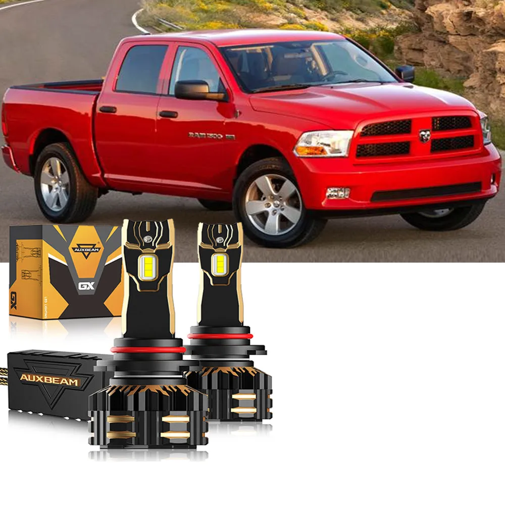 For 2011-2012 Ram 1500 (with 4 headlamps) 9005 H13 LED Headlight Bulbs Bundle