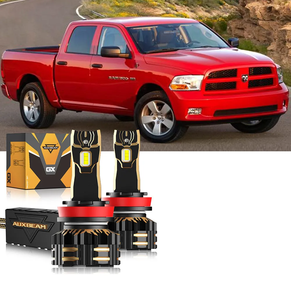 For 2011-2012 Ram 1500 (with 4 headlamps) 9005 H13 LED Headlight Bulbs Bundle