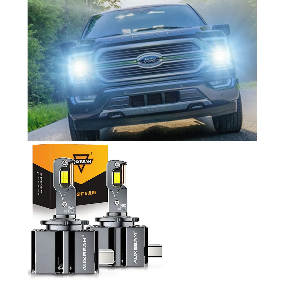 For 2013-2014 Ford F-150 HID D3S LED Headlight Bulbs