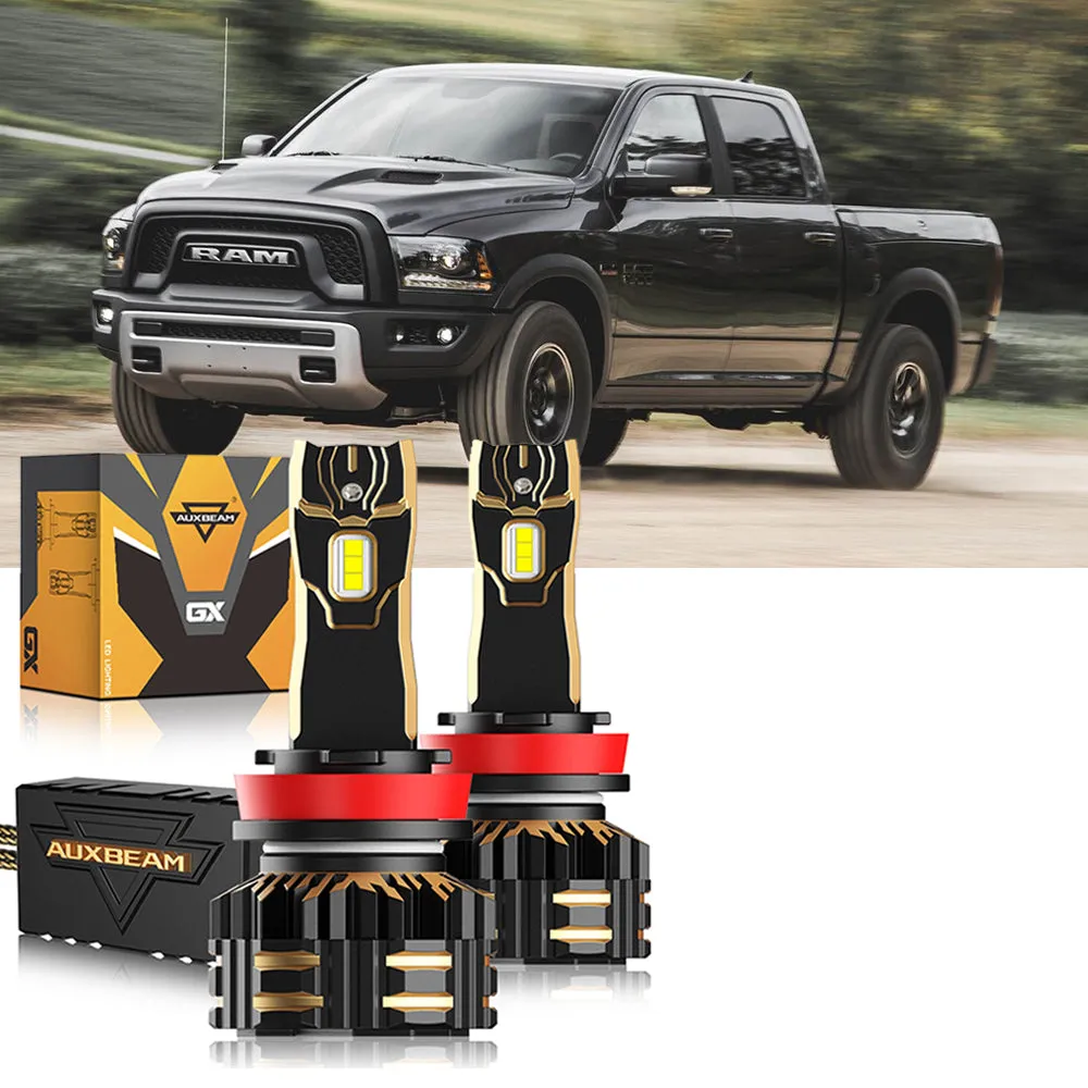 For 2015  Ram 1500 (without projector-type headlights) 9005 H11 LED Headlight Bulbs Bundle