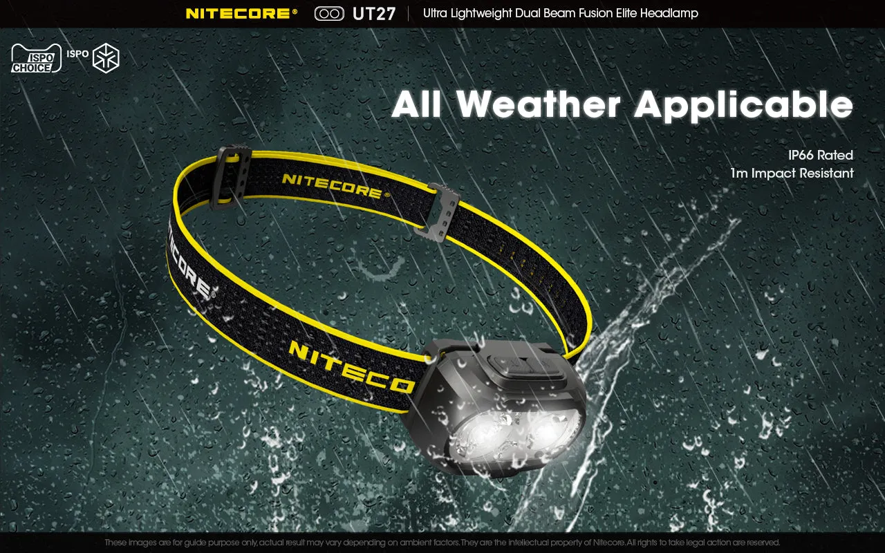 NITECORE 520 LUMENS DUAL BEAM FUSION HEADLAMP (UT27)