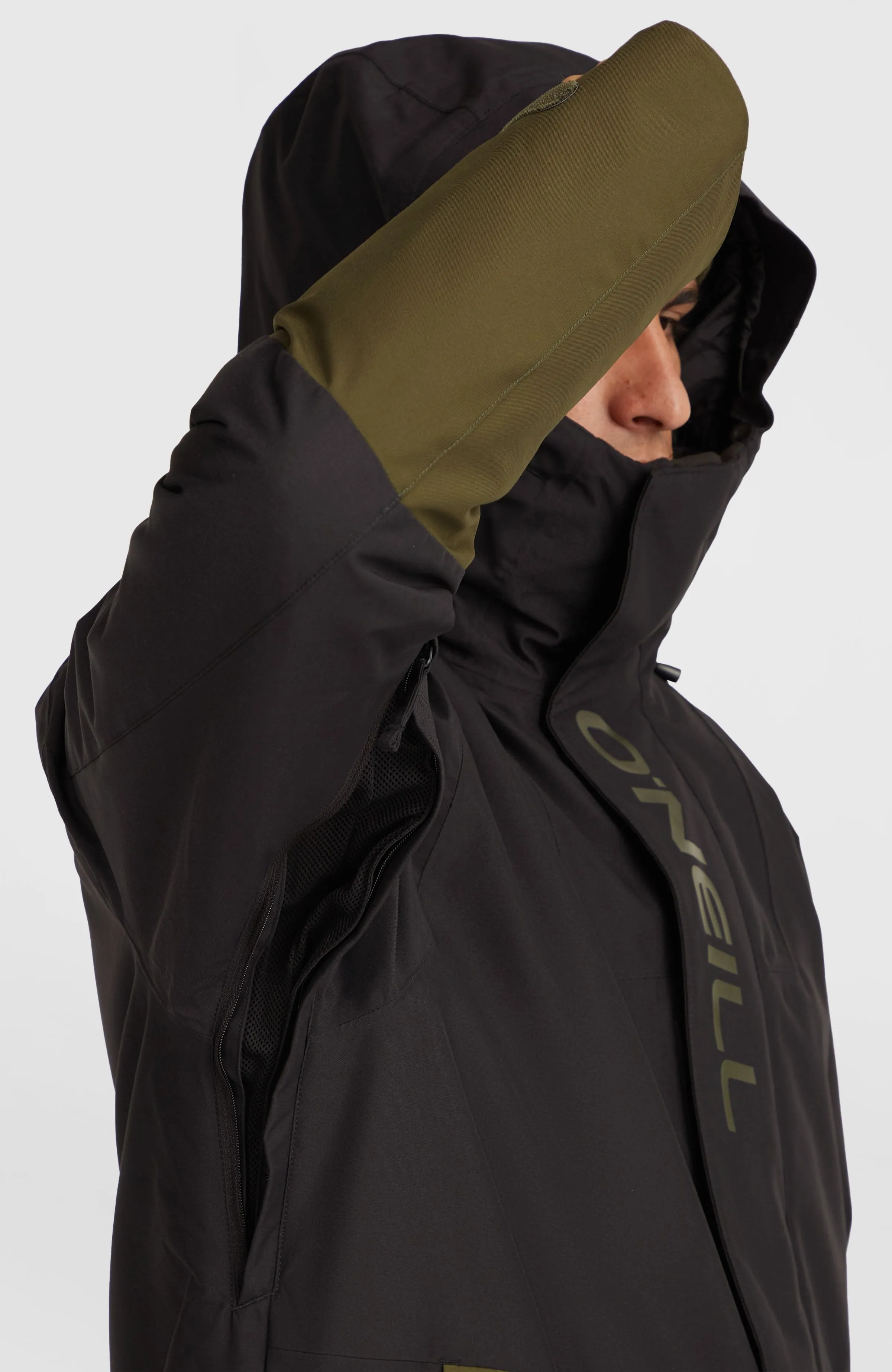 O'Riginals Hybrid Snow Jacket | Black Out Colour Block