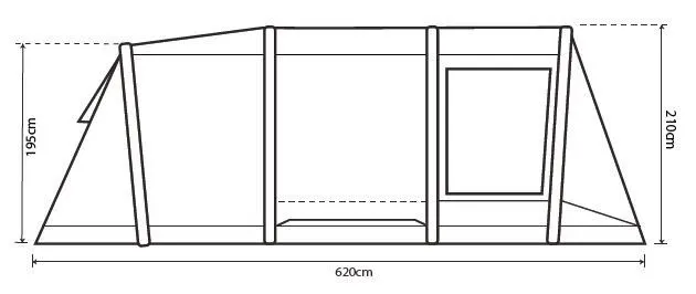 Outdoor Revolution Atom 600 AIR Tent