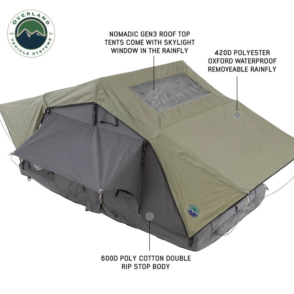 Overland Vehicle Systems Nomadic 3 Standard Roof Top Tent