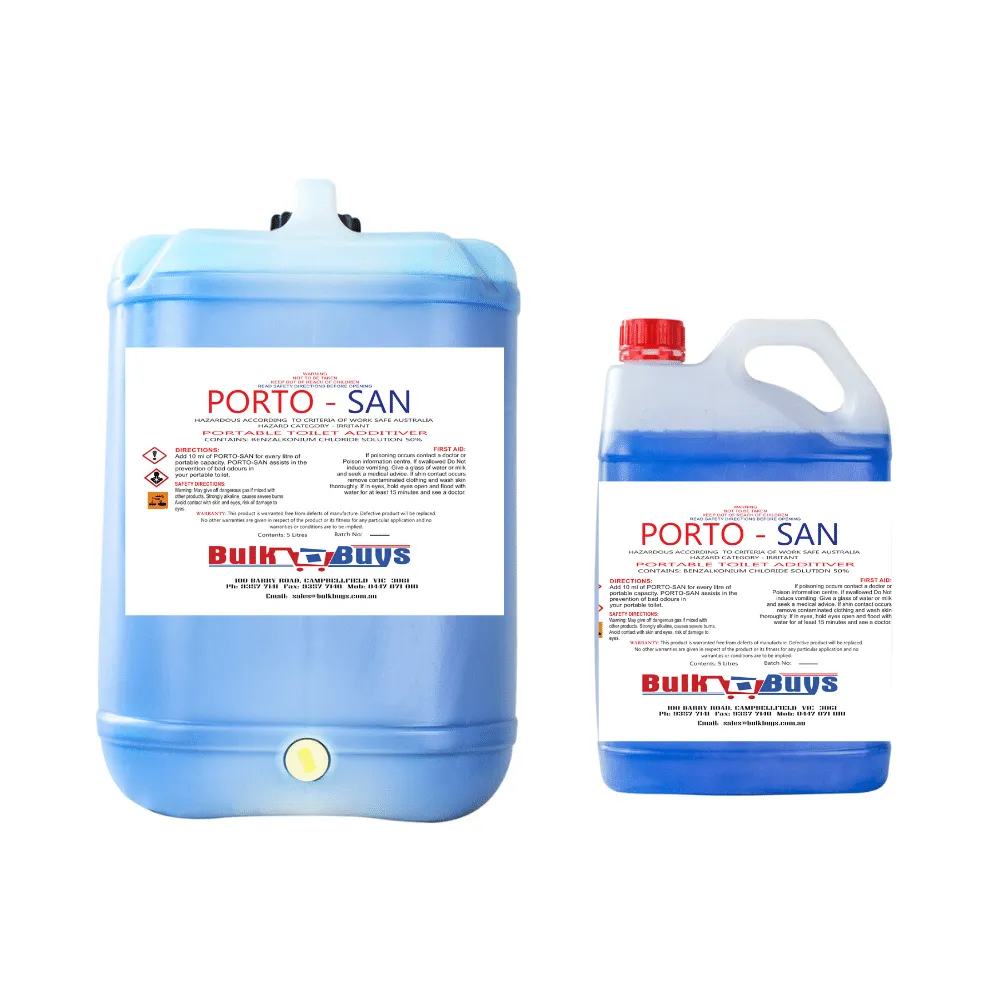 Portable Toilet Cleaner (Porto-San) - 25LT or 5LT