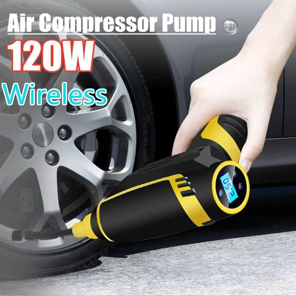 Portable Wireless Digital Car Tire Air Compressor