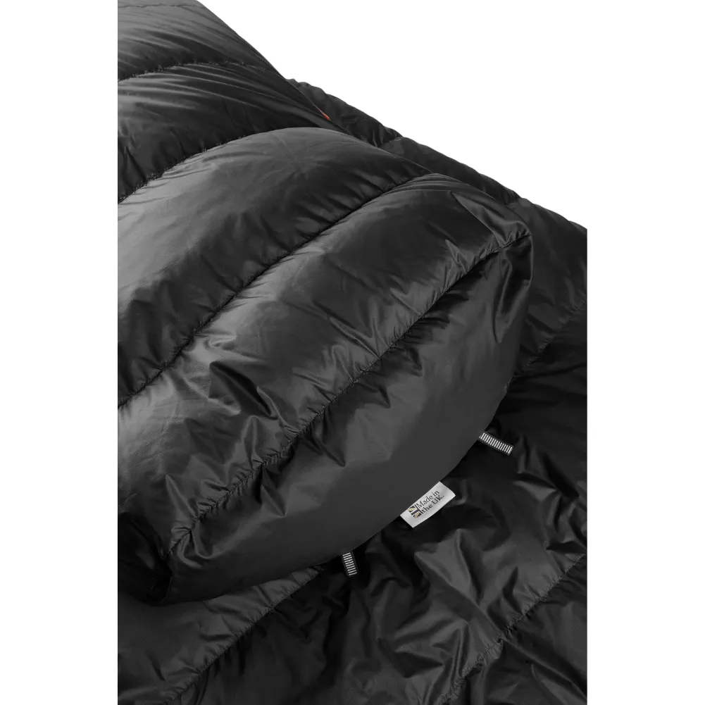 Rab Ascent 500 Down Sleeping Bag - Regular Left Zip (Graphene)