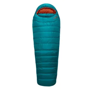 Rab Women's Ascent 500 Left Zip Down Sleeping Bag (Marina Blue)