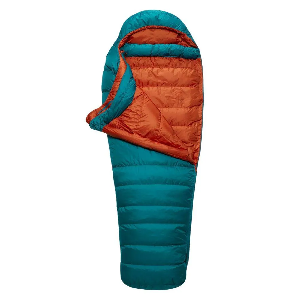 Rab Women's Ascent 500 Left Zip Down Sleeping Bag (Marina Blue)