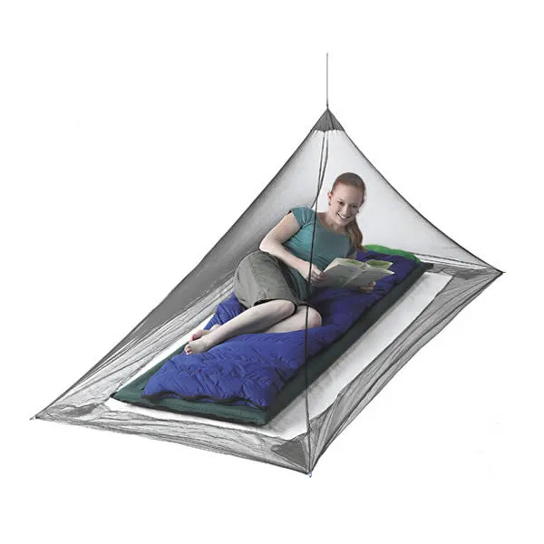 Sea to Summit Nano Ultralight Permethrin Treated Mosquito Net - Single Person Pyramid