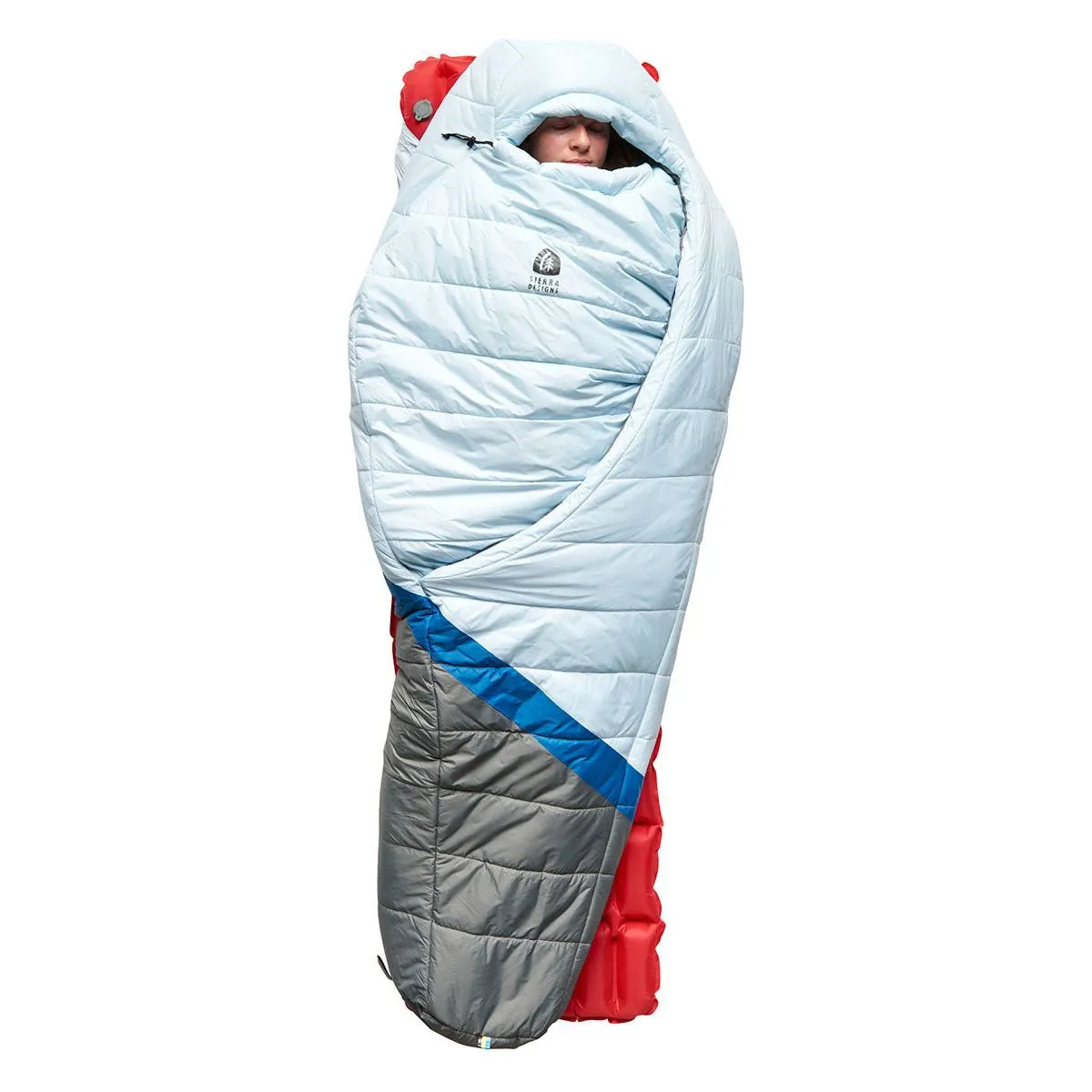 Sierra Designs Women's Night Cap 20° Degree Synthetic Sleeping Bag - Ice Blue