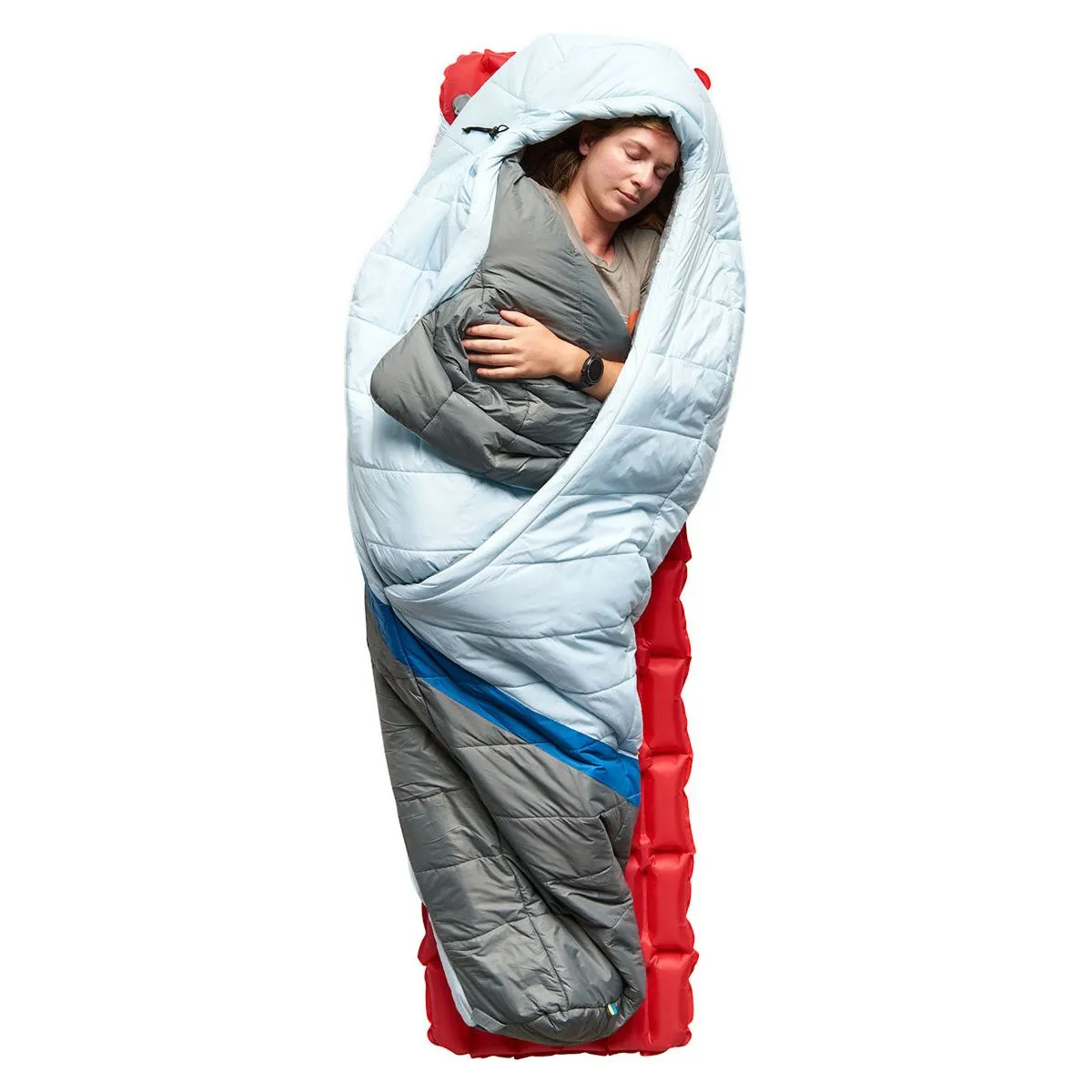 Sierra Designs Women's Night Cap 20° Degree Synthetic Sleeping Bag - Ice Blue