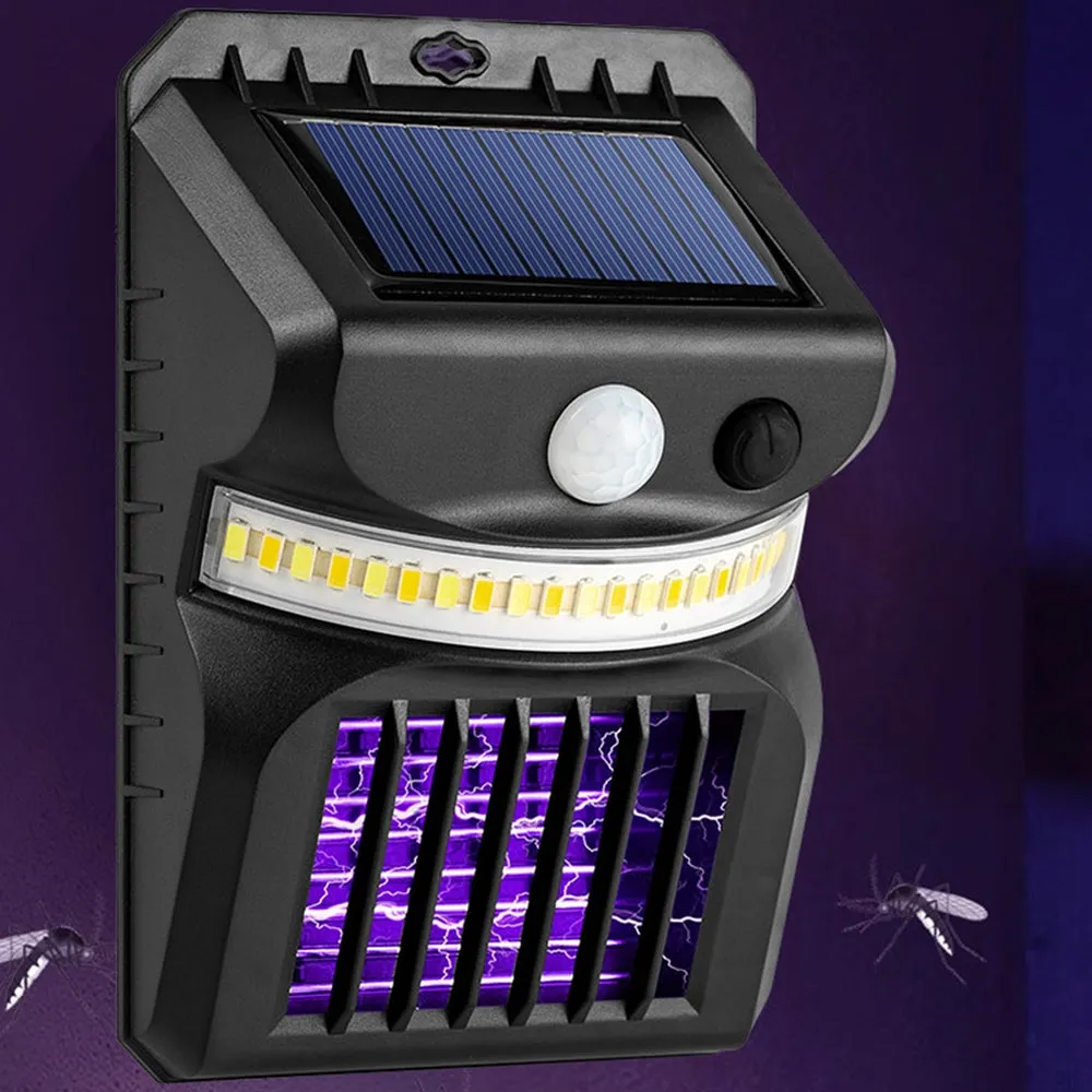 Solar Powered Outdoor Mosquito and Insect Killer Lamp