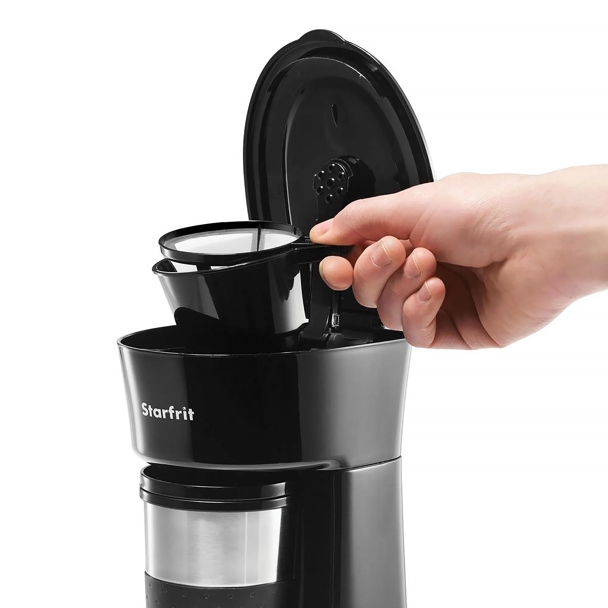 Starfrit - Single-Serve Coffeemaker with Travel Mug