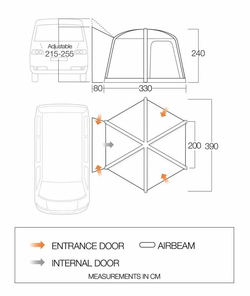 Vango HexAway Pro Air Mid Shadow Grey