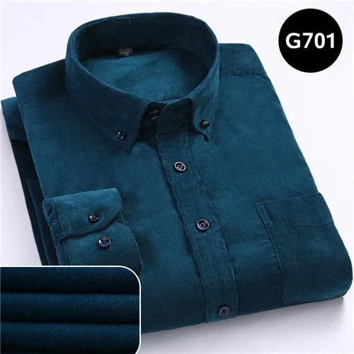 Warm Quality 100% Cotton Collar Casual Shirts For Men Comfortable