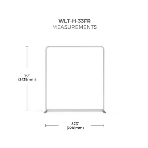 WaveLight Backlit LED Portable Display - 8ft