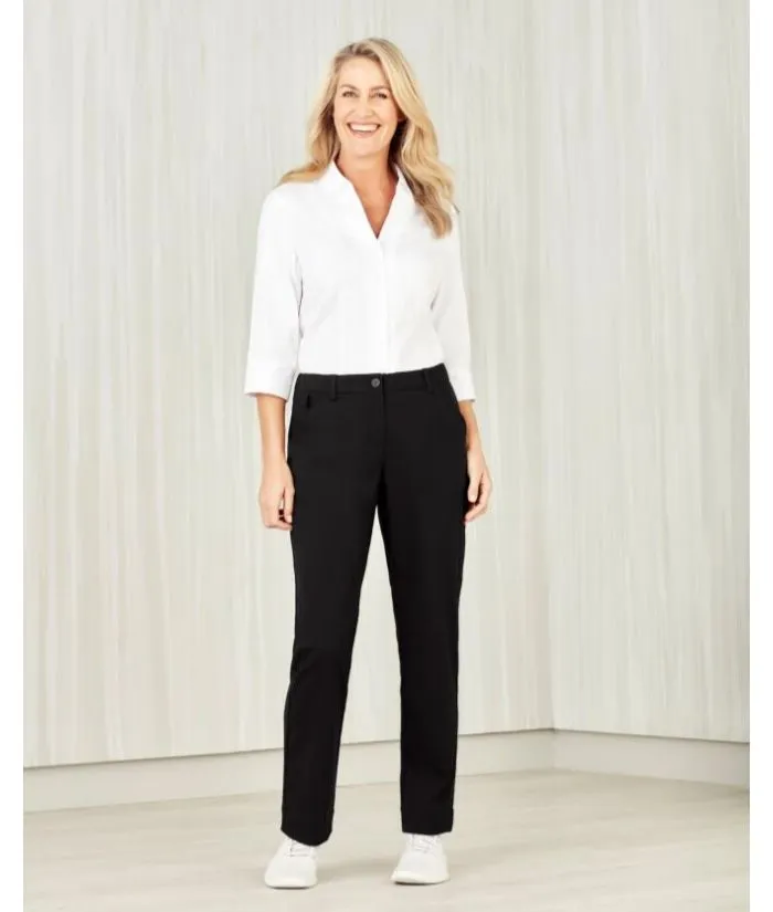 Womens Comfort Waist Straight Leg Pant